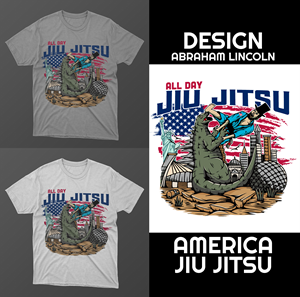 American Jiu Jitsu designs - soldiers,  cowgirl, Icons of American | T-Shirt-Design von tobias design