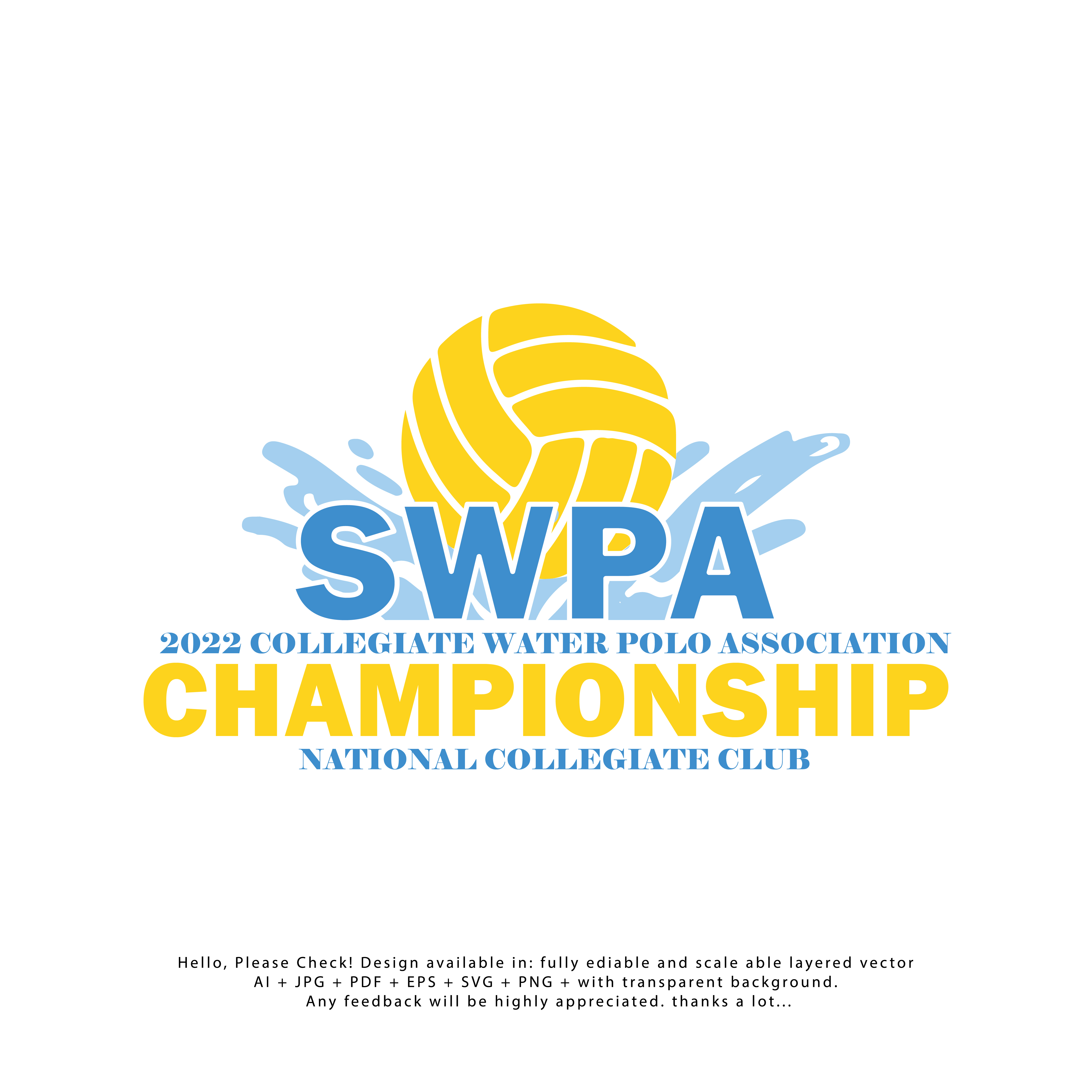 Design de T-shirt par martinsmith pour collegiate water polo association | Design #29301191