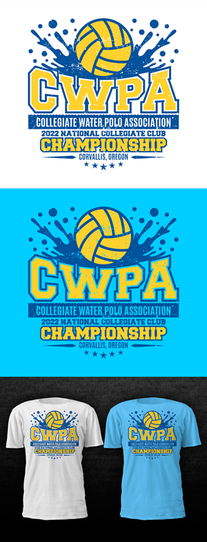 T-shirt Design by D'Mono for collegiate water polo association | Design: #29312576