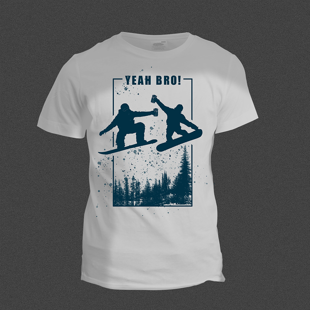 T-shirt Design by Johncina for Yeah Bro! Clothing | Design #29293958