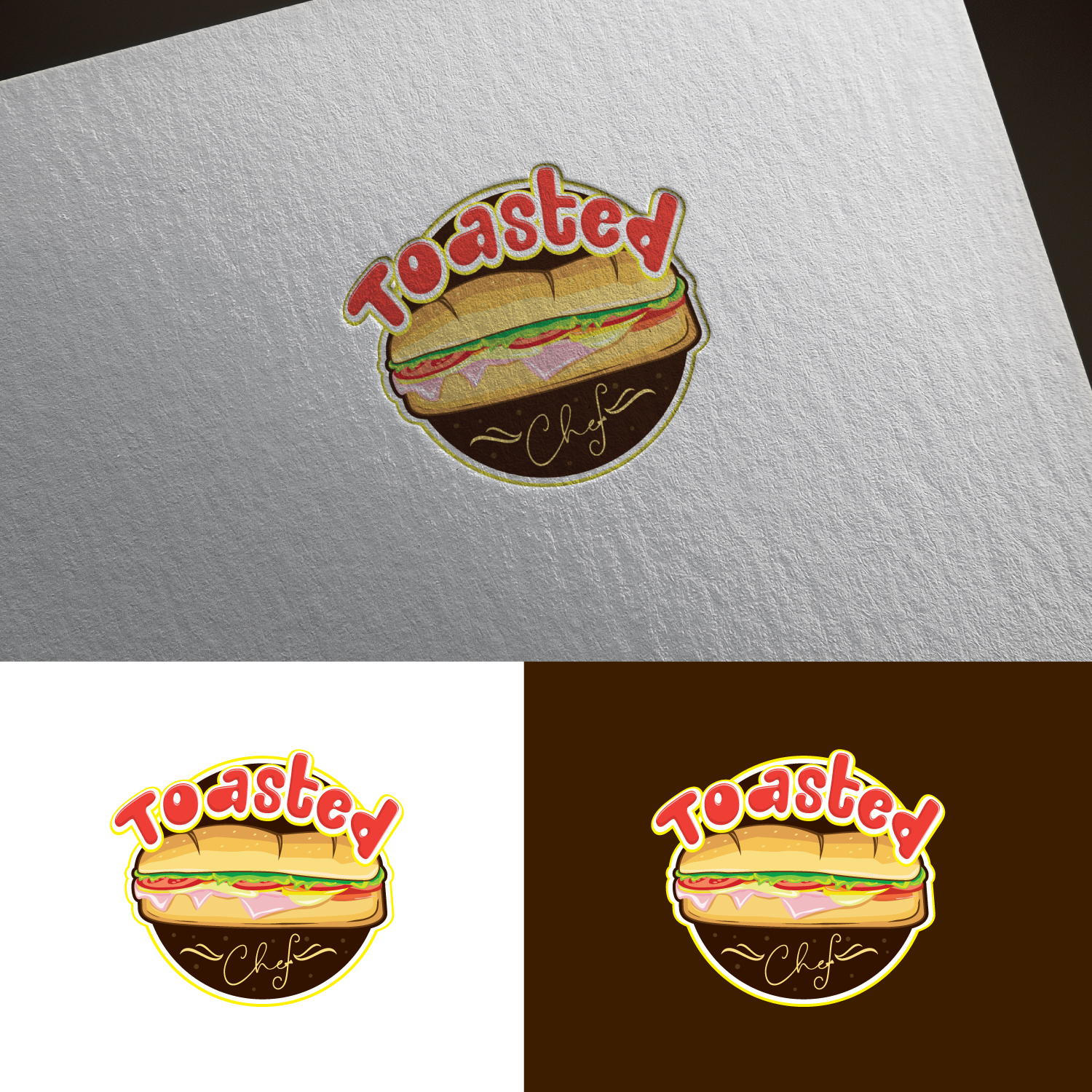 Logo Design by sankar999 for Toasted Chef  | Design #29286752