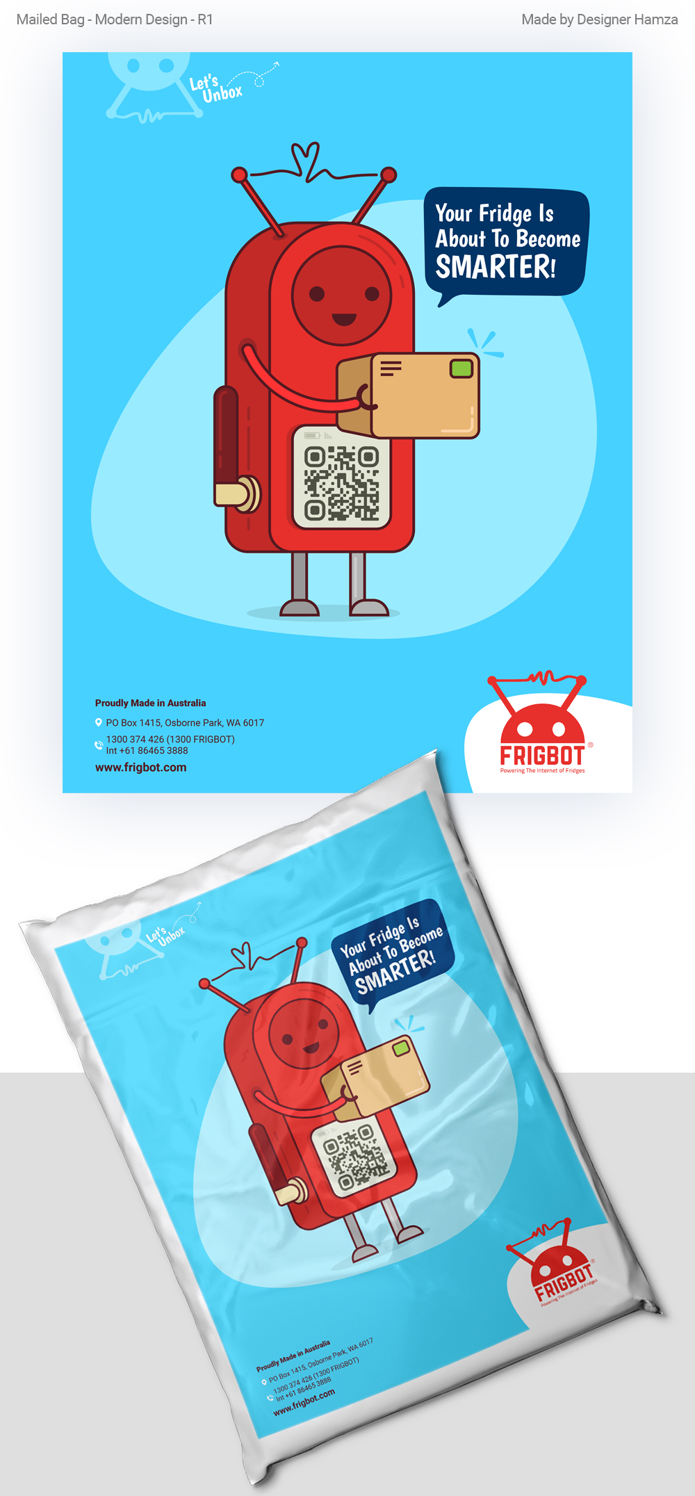 Diseño de Empaque por Designer Hamza para Frigbot | Diseño #29292977