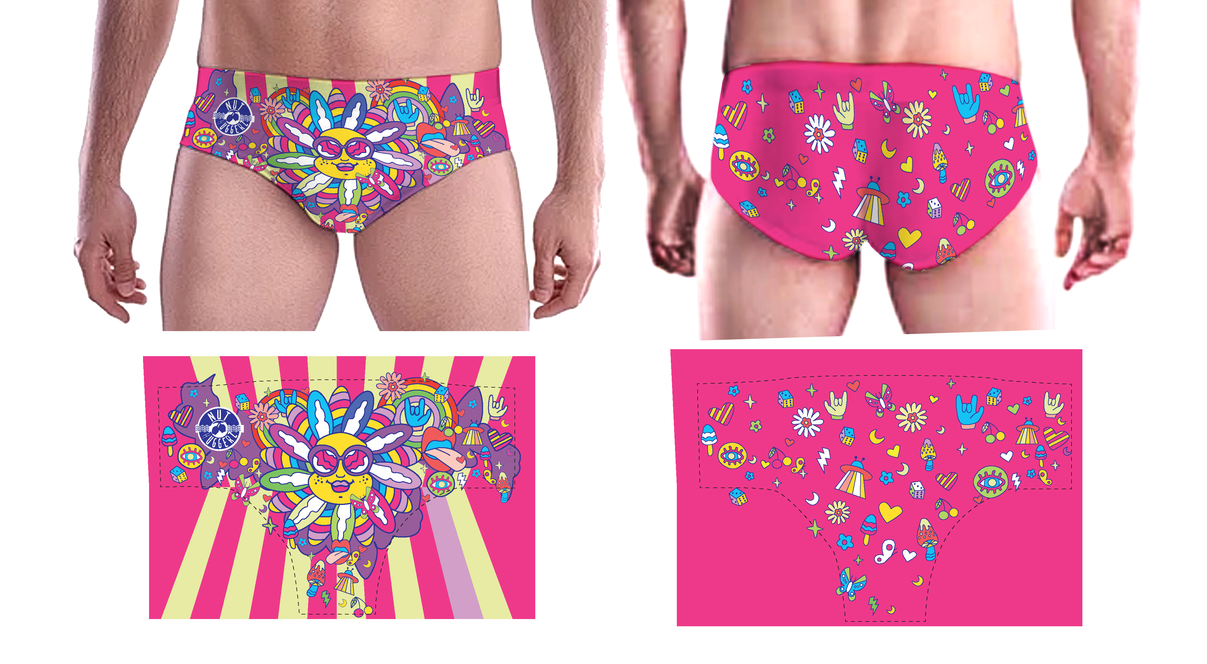 Apparel Design by Ayesha graphic for Nut Huggerz pty ltd | Design #29312966