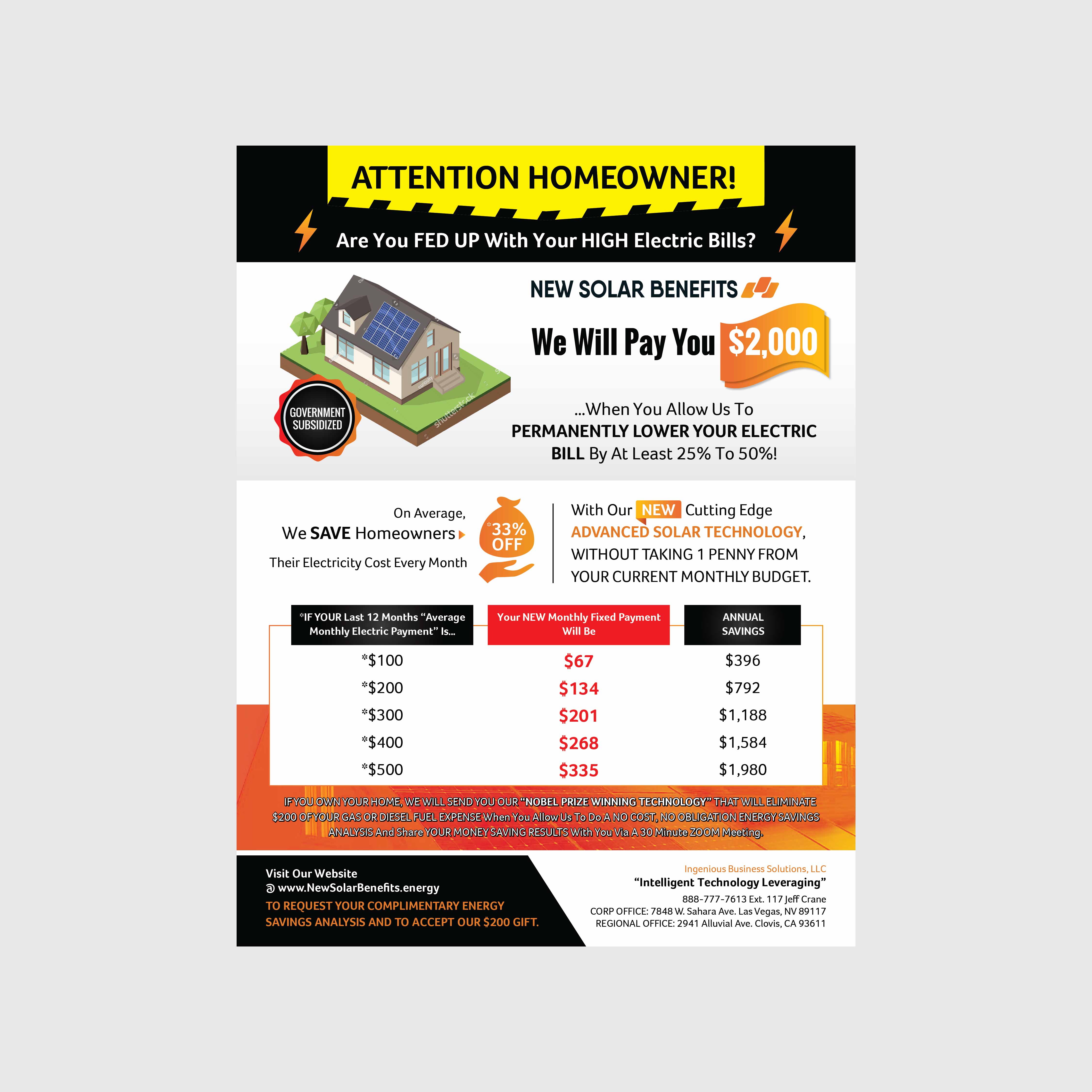 Flyer Design by san.ty for Ingenious Business Solutions, LLC | Design #29314523