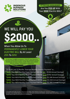 Flyer Design by Numan Ghani Studio for Ingenious Business Solutions, LLC | Design: #29308608