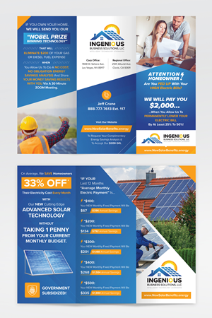 Flyer Design by sun_design for Ingenious Business Solutions, LLC | Design: #29311871