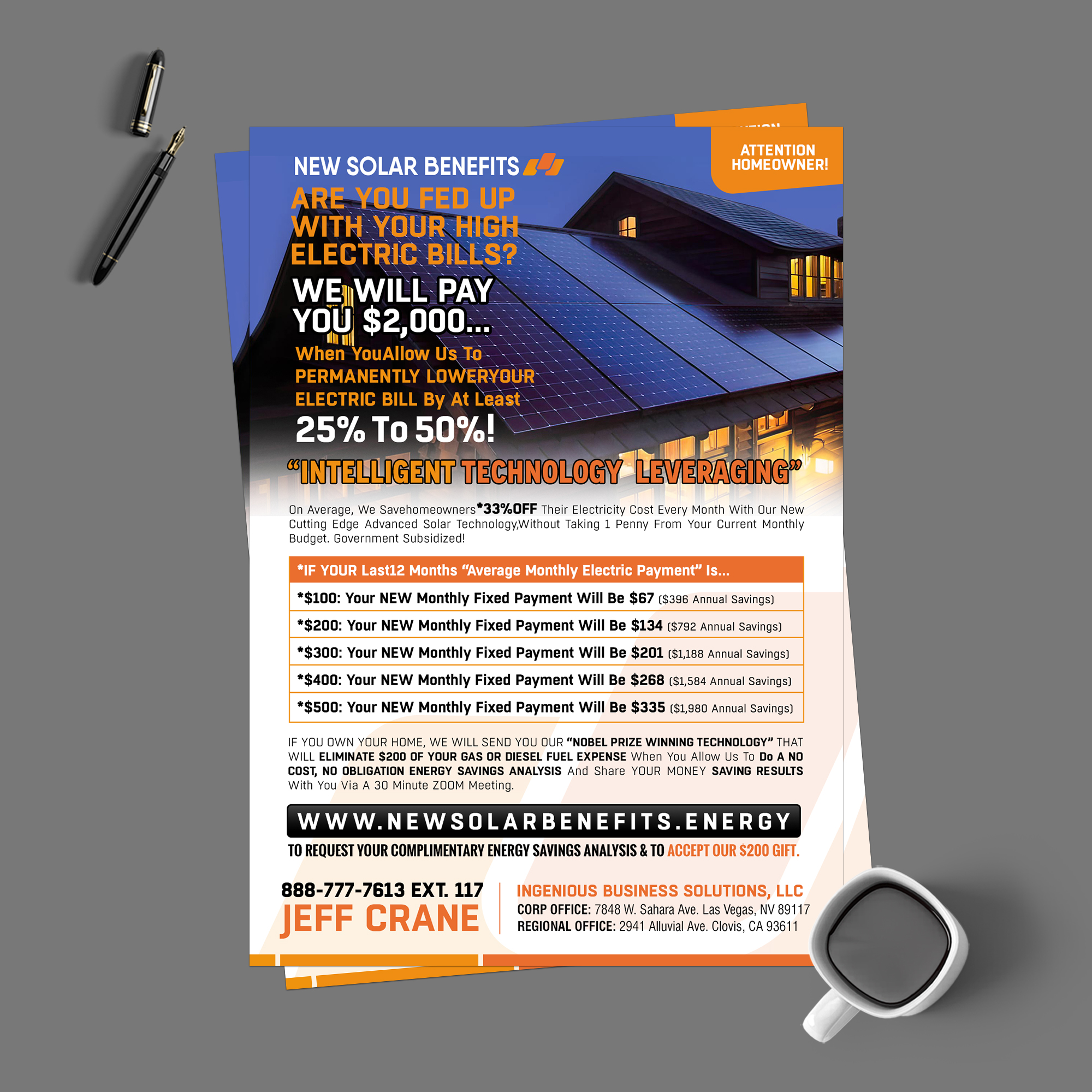 Flyer-Design von chandrayaan.creative für Ingenious Business Solutions, LLC | Design #29319211