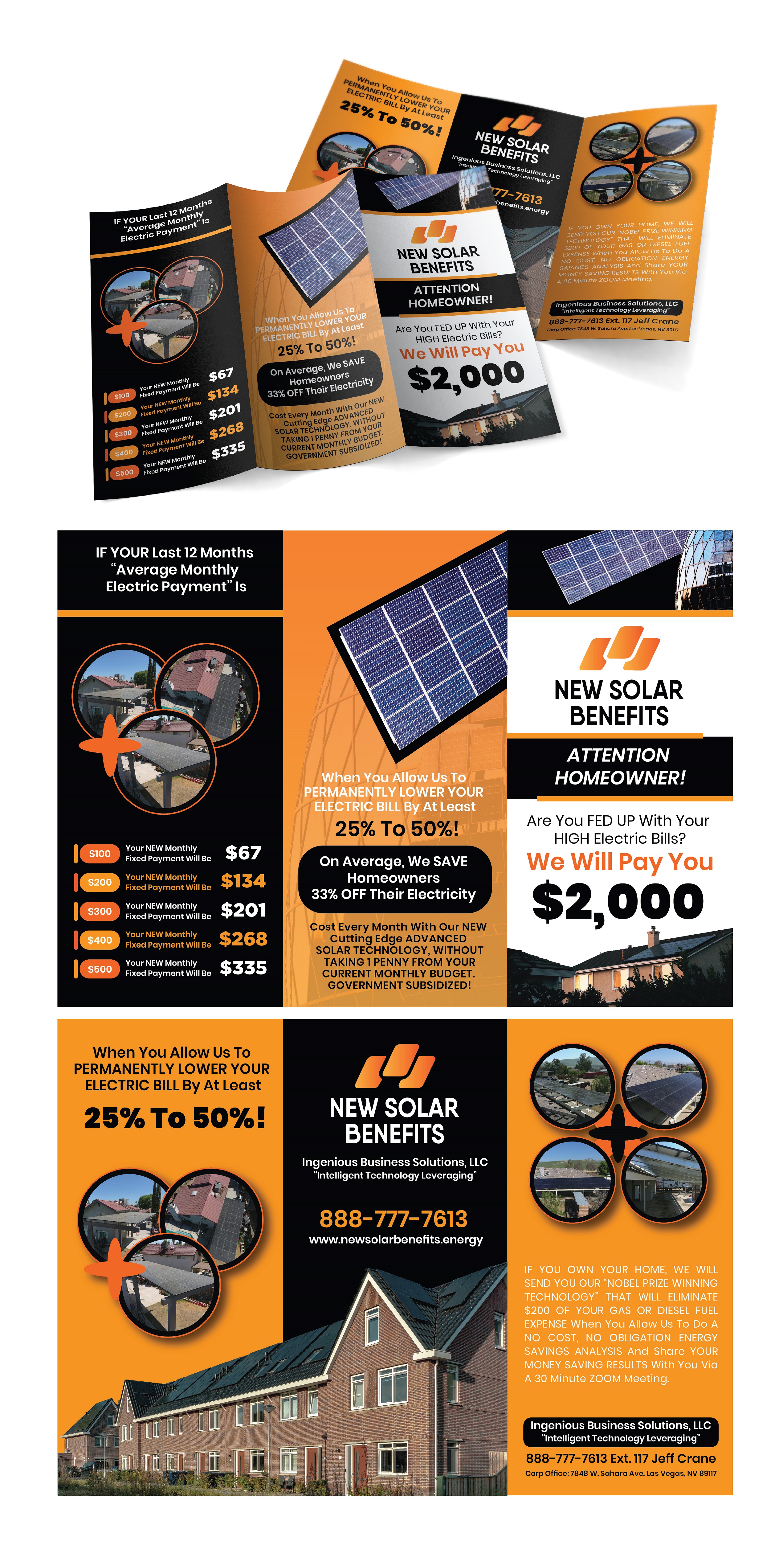 Flyer Design by 3Guys for Ingenious Business Solutions, LLC | Design #29293644