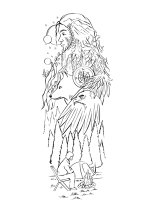 Tattoo Design by ELAMANTS for this project | Design: #29325934