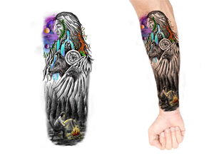 Tattoo Design by ELAMANTS for this project | Design: #29327991