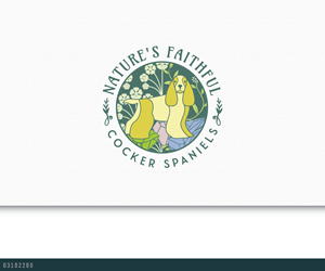 Nature's Faithful Cocker Spaniels | Logo-Design von AD-X