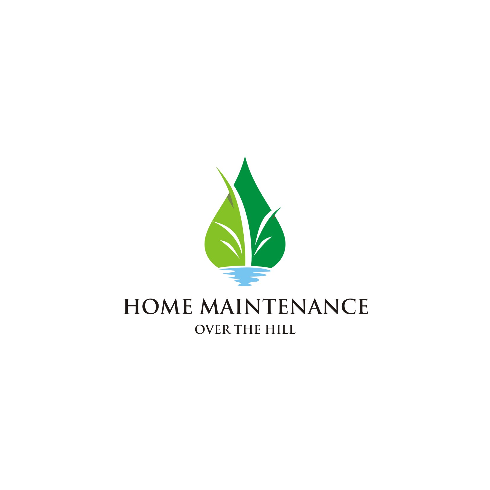 Logo-Design von al akhrukhul für Over The Hill Home Maintenance  | Design #29301065