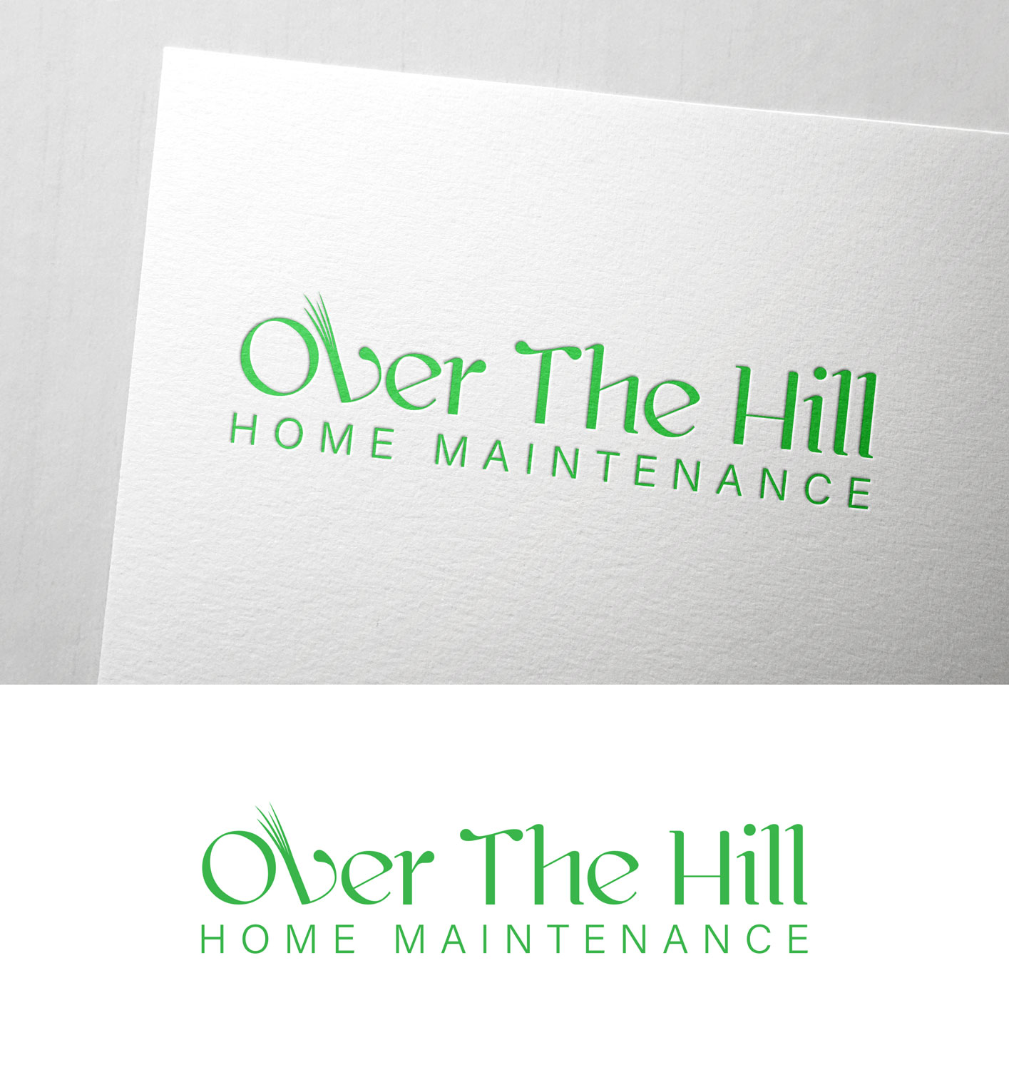 Design de Logo par Impressive Sol pour Over The Hill Home Maintenance  | Design #29300352