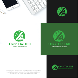 Design de Logo par Deziners Zone pour Over The Hill Home Maintenance  | Design : #29300034
