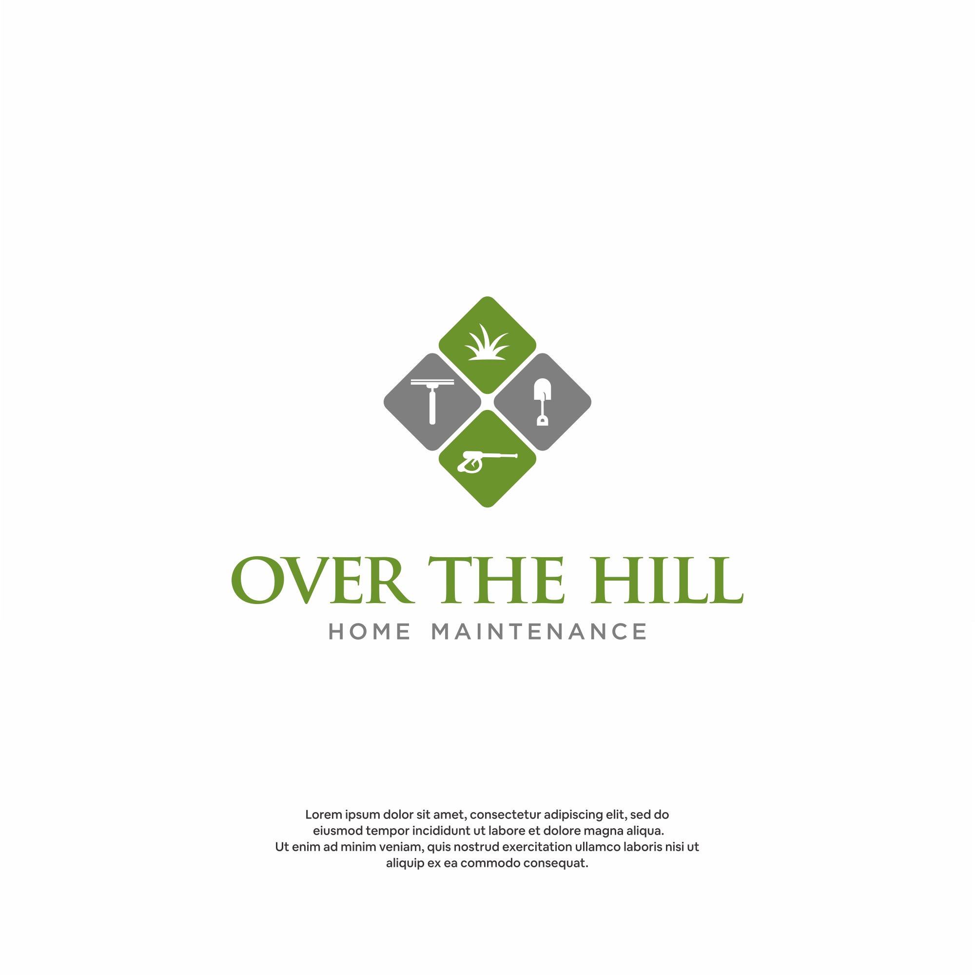 Design de Logo par DesignFirst pour Over The Hill Home Maintenance  | Design #29298991