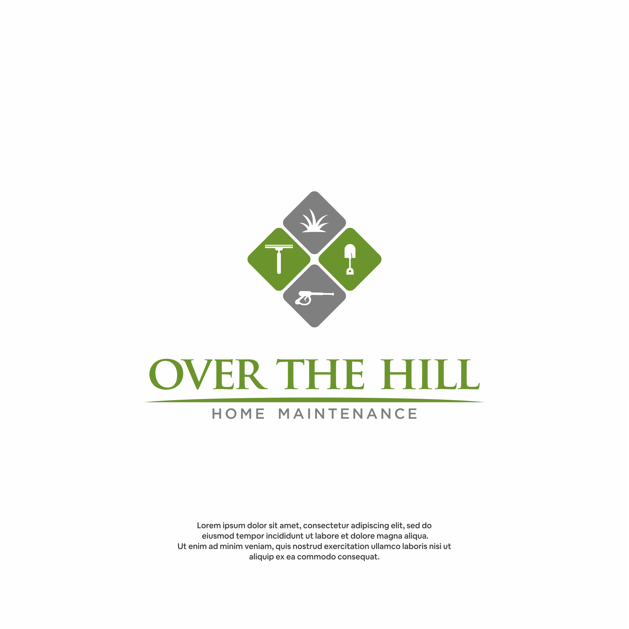 Logo-Design von DesignFirst für Over The Hill Home Maintenance  | Design #29302666
