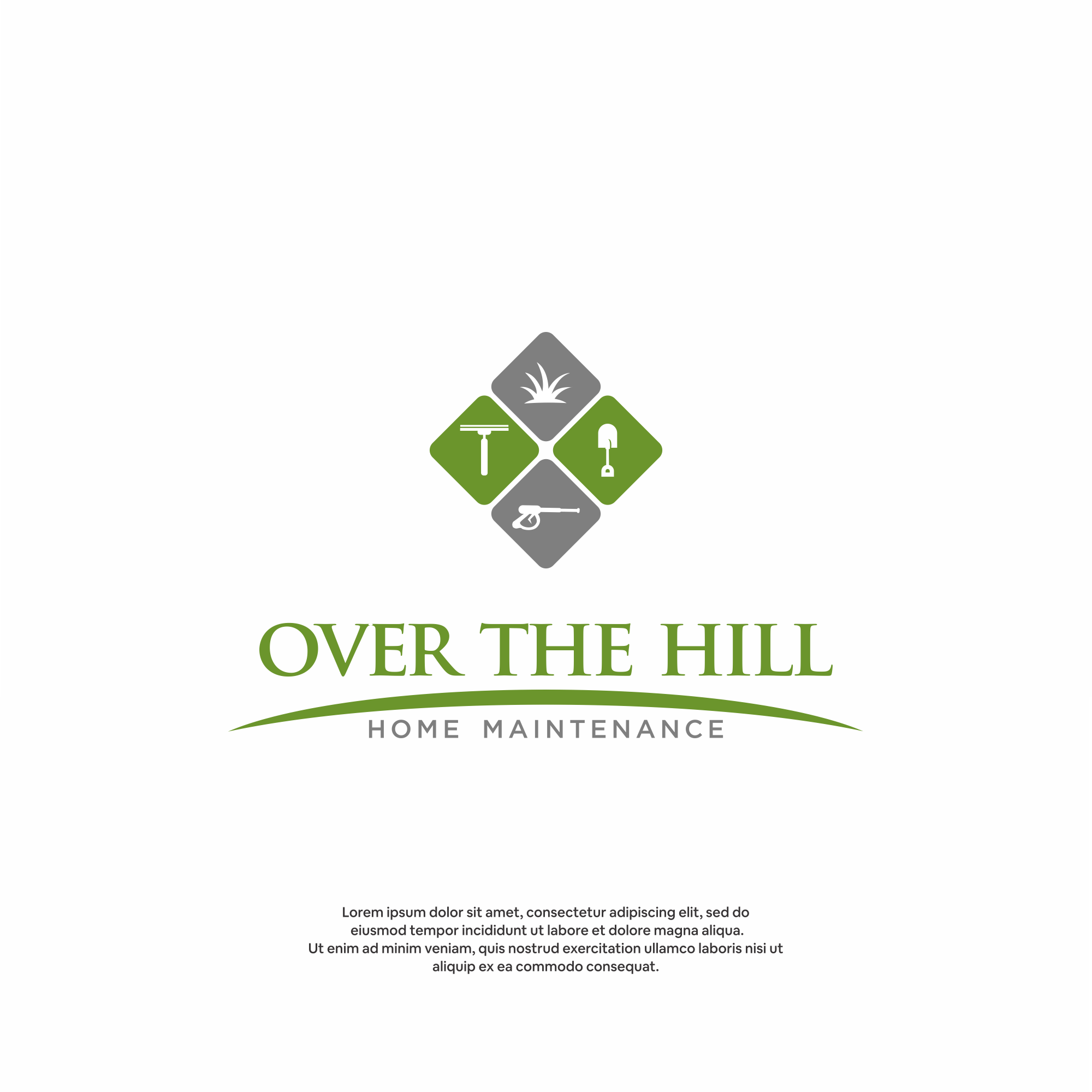 Logo-Design von DesignFirst für Over The Hill Home Maintenance  | Design #29302667