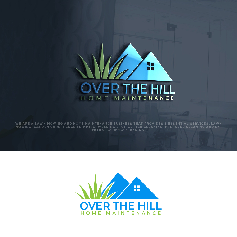 Logo-Design von AlphabetZero.co.uk für Over The Hill Home Maintenance  | Design #29305593
