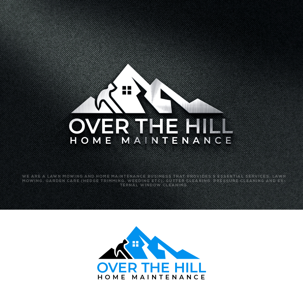 Logo Design by Ayub Zafar for Over The Hill Home Maintenance  | Design #29305595