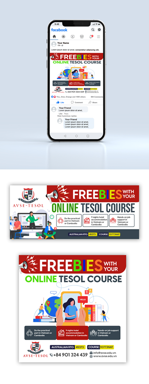 Graphic Design by debdesign for AVSE-TESOL (Australia) | Design: #29325968