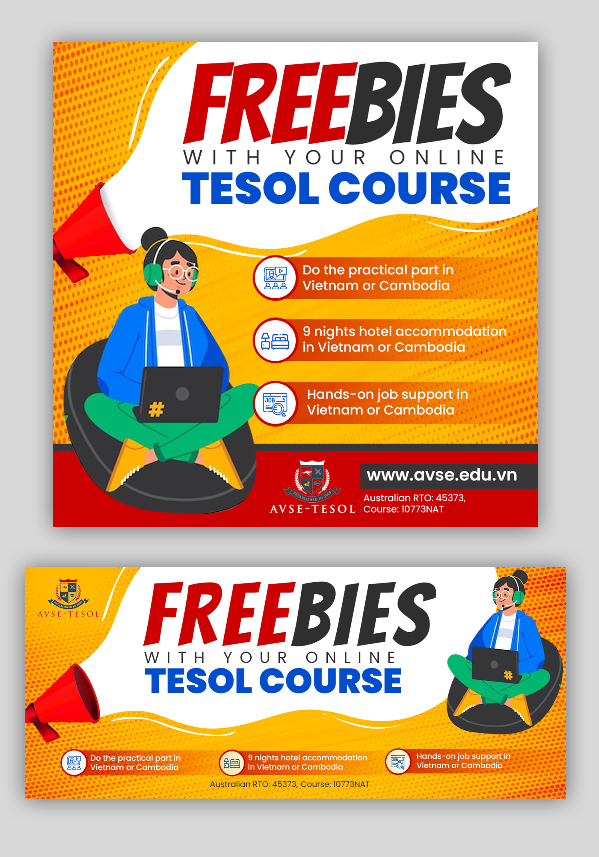 Graphic Design by ZeneFashions for AVSE-TESOL (Australia) | Design #29326443