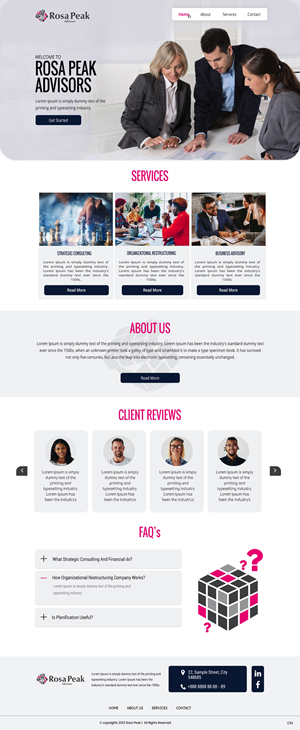 Web Design by pb for this project | Design: #29322362