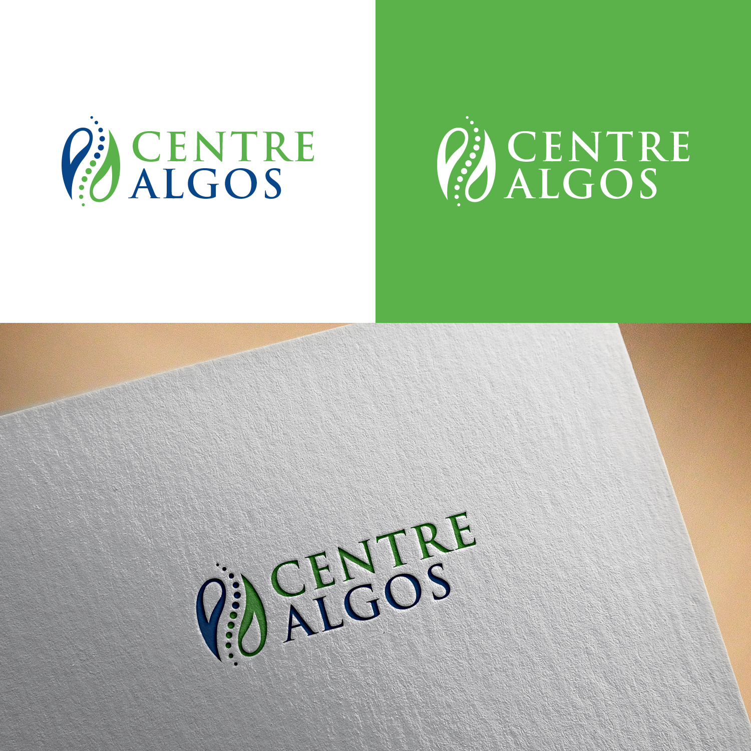 Logo Design by Maxo-Biz for Centre Algos Sarl | Design #29305254