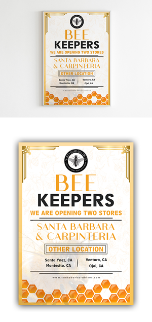 Santa Barbara Hives Annual Poster Design  | Poster Design by ZeneFashions