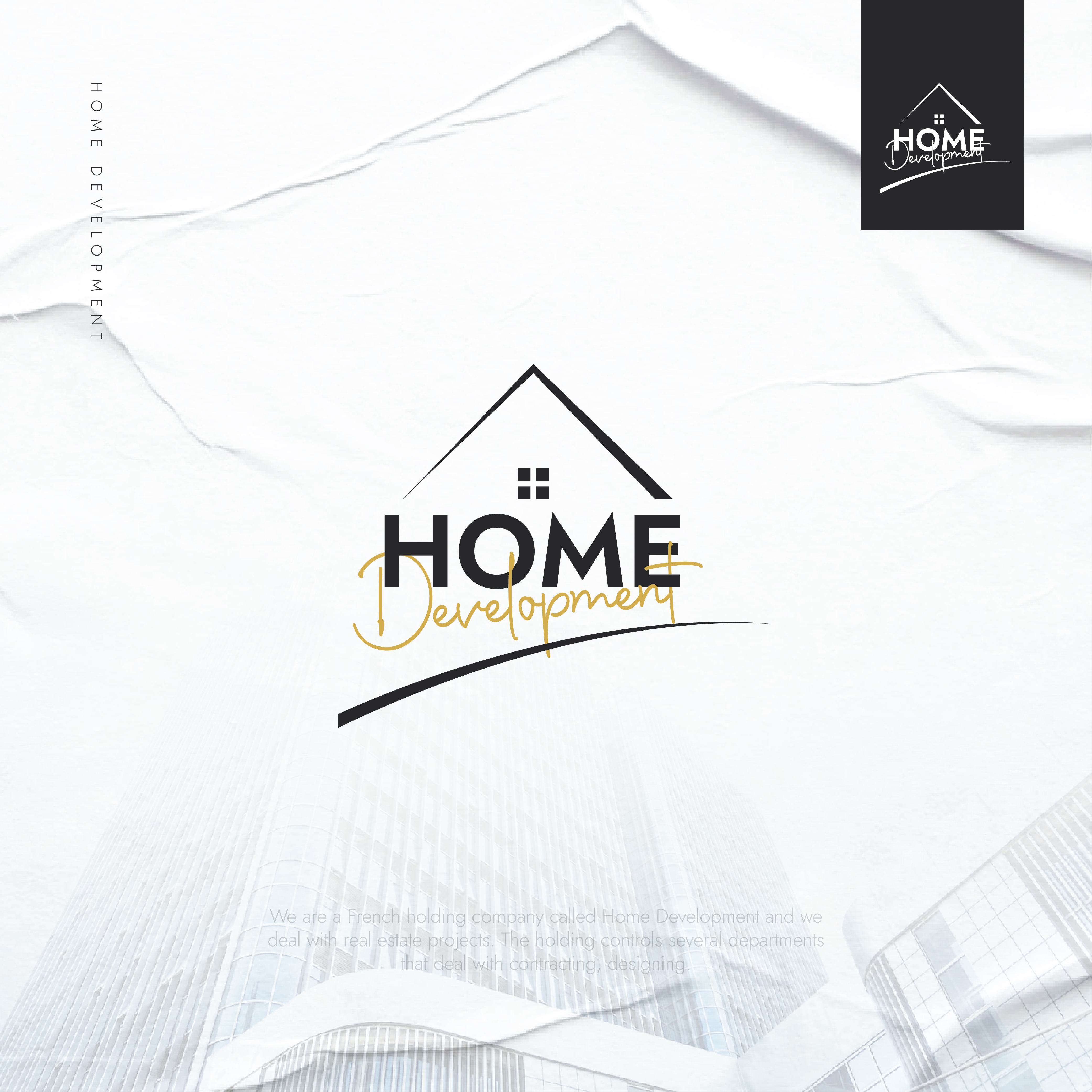 Logo-Design von hellodesigneralamin für HOME DEVELOPMENT | Design #29302743