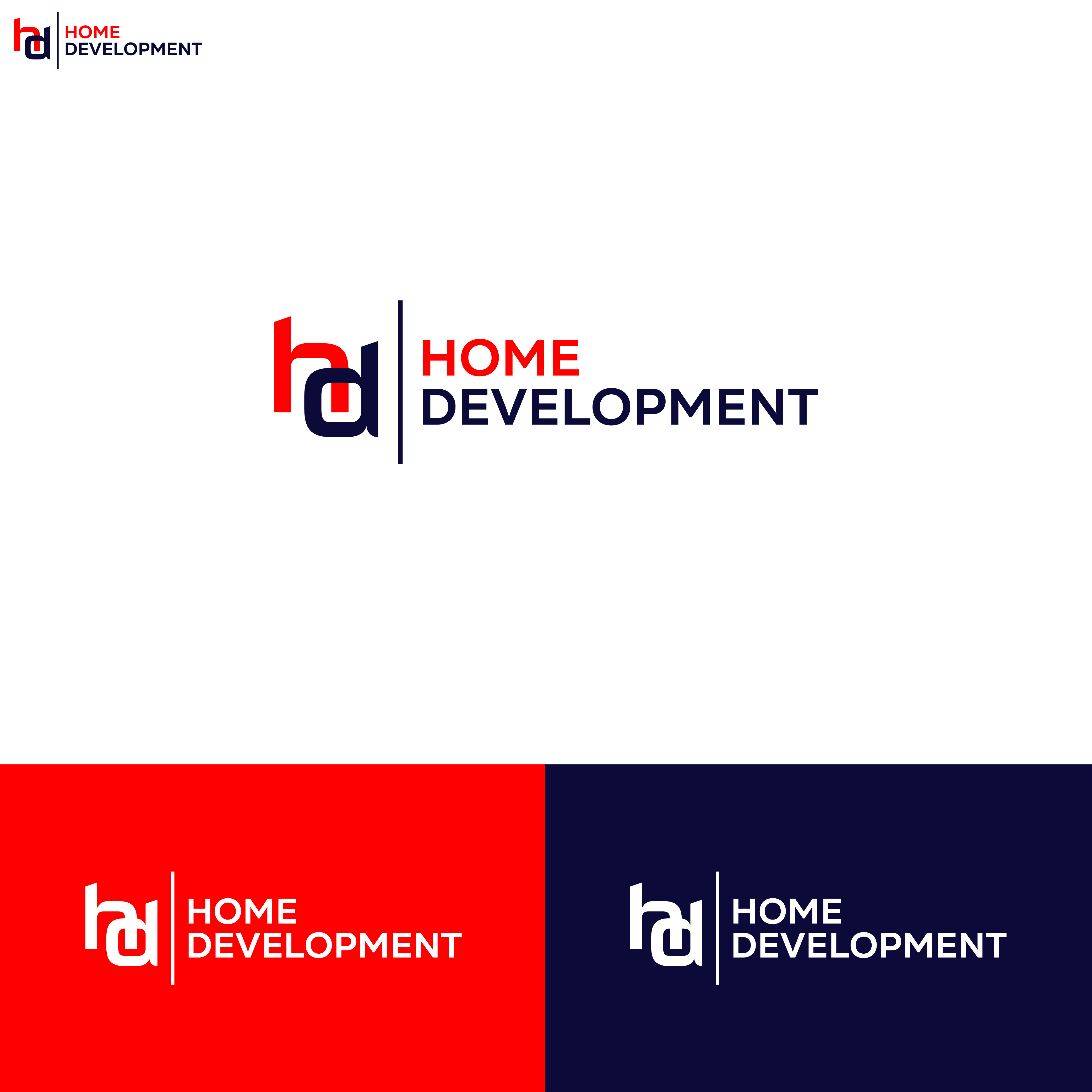 Logo Design by CrewType for HOME DEVELOPMENT | Design #29304693