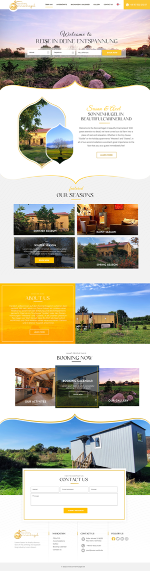 Web Design by Blue Sparrow for Sonnenhuegel Betriebs GmbH | Design: #29333225