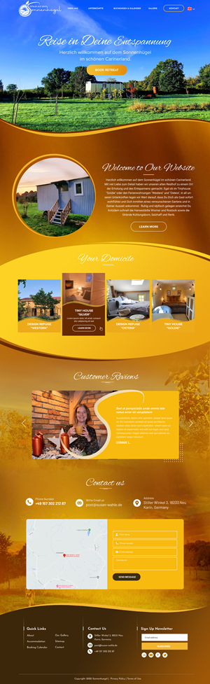 Web-Design von Blue Sparrow für Sonnenhuegel Betriebs GmbH | Design: #29335494