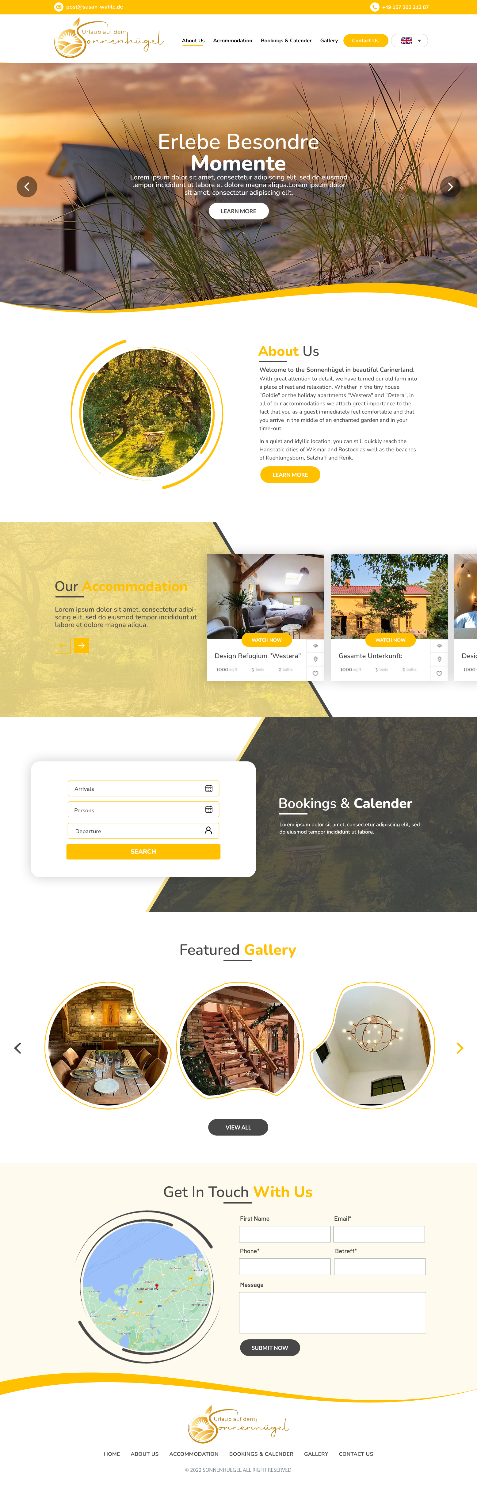 Web-Design von HARSH SAINI für Sonnenhuegel Betriebs GmbH | Design #29313862