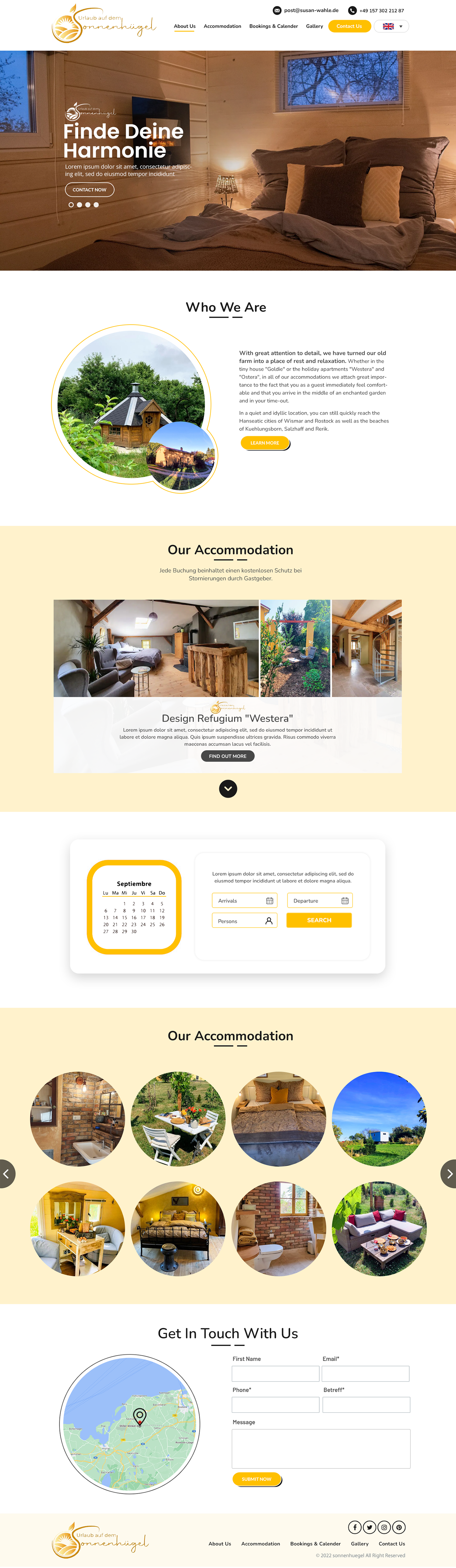 Web Design by HARSH SAINI for Sonnenhuegel Betriebs GmbH | Design #29314238
