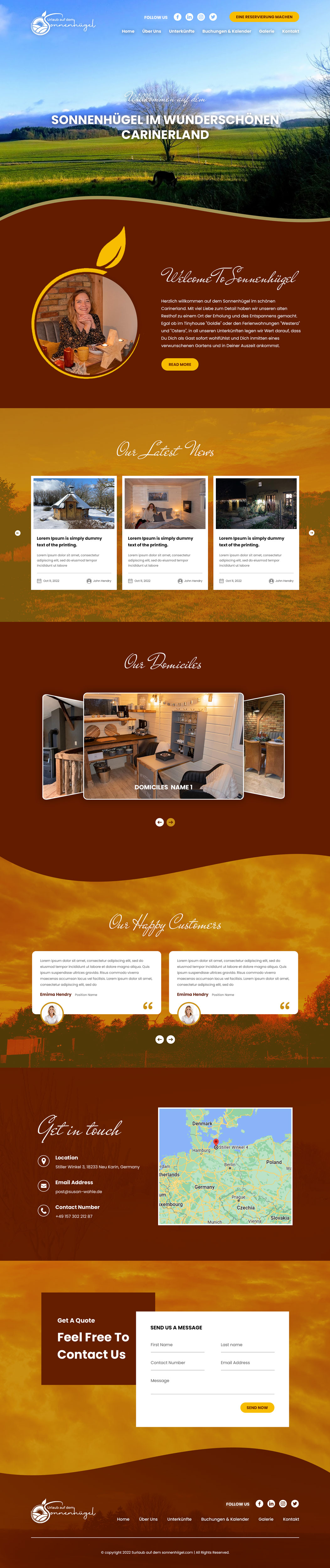 Web Design par Lect pour Sonnenhuegel Betriebs GmbH | Design #29340697