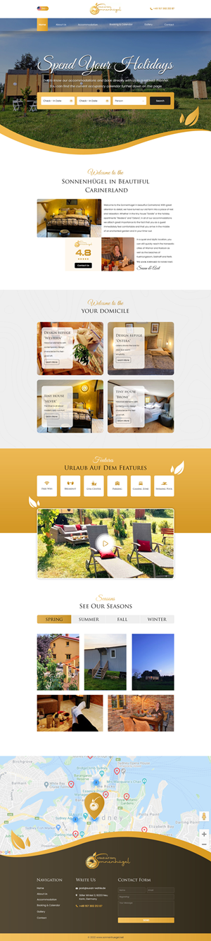 Web Design by Zanek for Sonnenhuegel Betriebs GmbH | Design #29315794