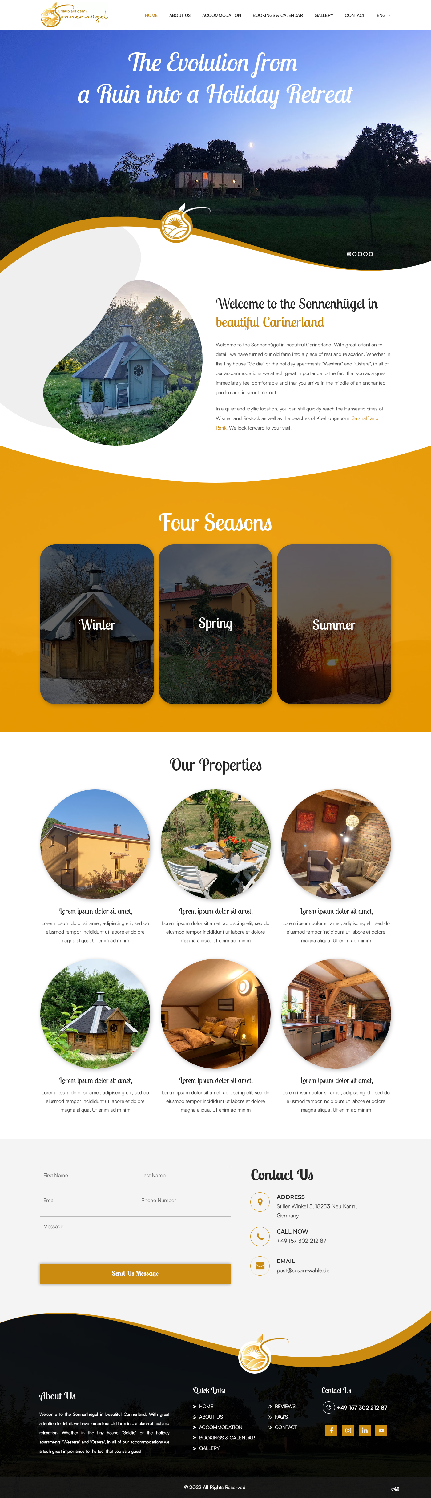 Web Design by pb for Sonnenhuegel Betriebs GmbH | Design #29306356