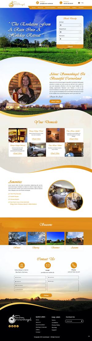 Web-Design von pb für Sonnenhuegel Betriebs GmbH | Design: #29306361