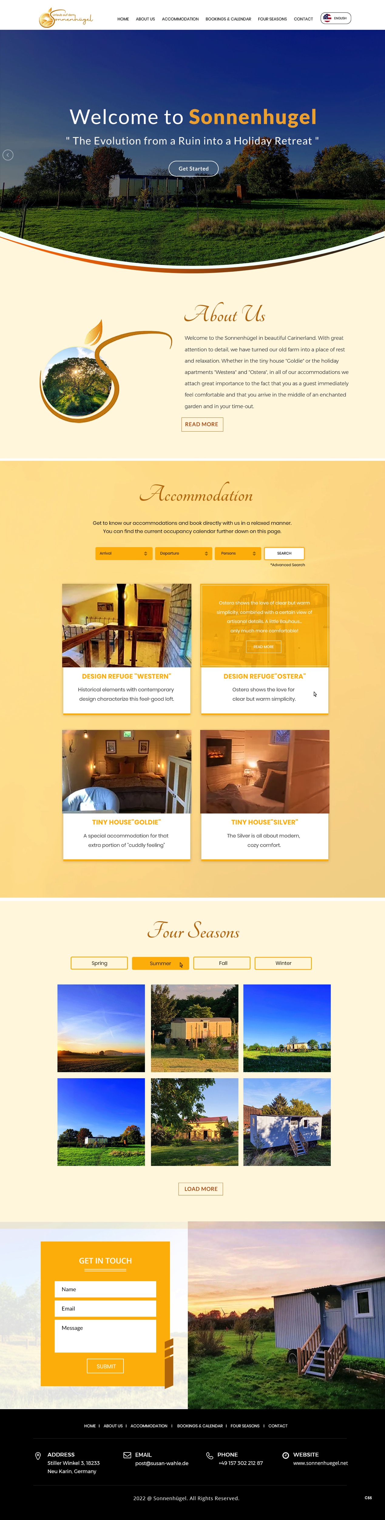 Web-Design von pb für Sonnenhuegel Betriebs GmbH | Design #29306363