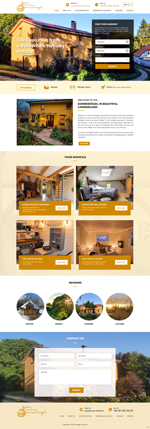 Web-Design von pb für Sonnenhuegel Betriebs GmbH | Design: #29317416