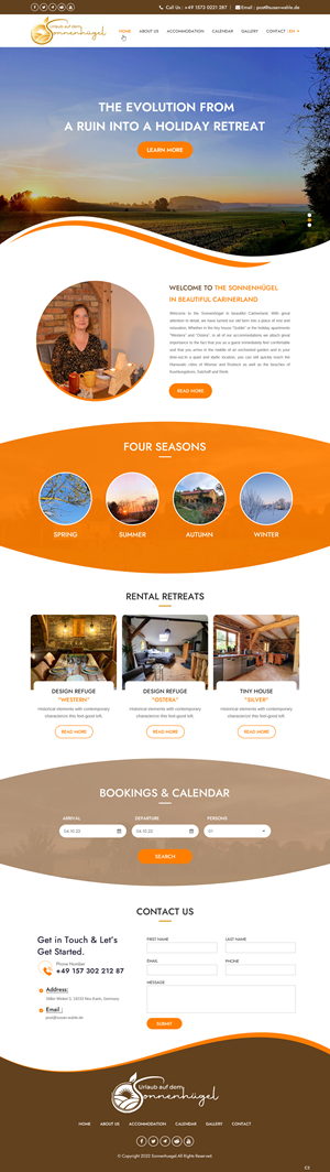 Web Design by pb for Sonnenhuegel Betriebs GmbH | Design: #29327624