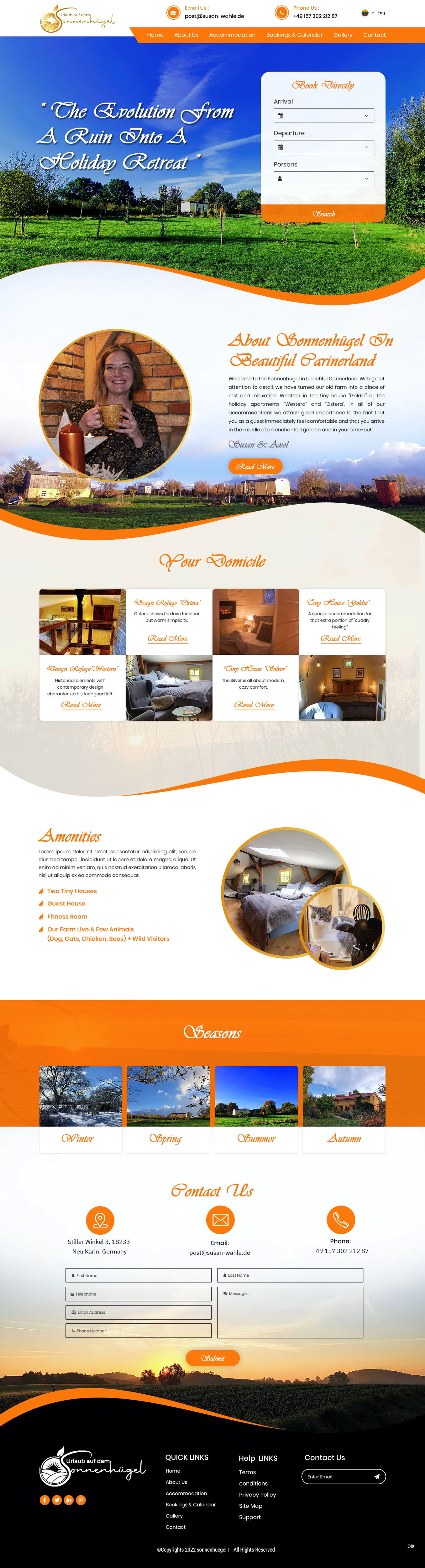 Web Design by pb for Sonnenhuegel Betriebs GmbH | Design #29327626