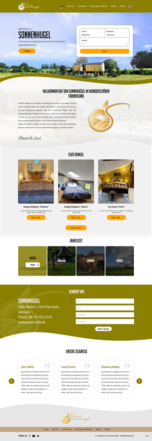 Web Design by pb for Sonnenhuegel Betriebs GmbH | Design: #29327627