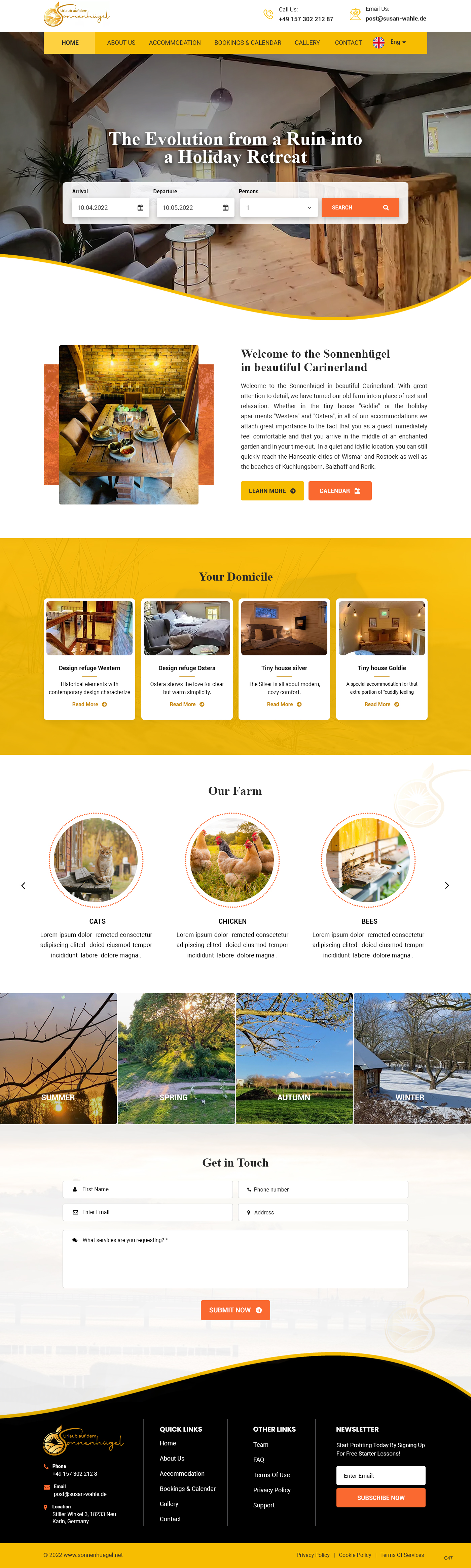 Web Design by pb for Sonnenhuegel Betriebs GmbH | Design #29327629