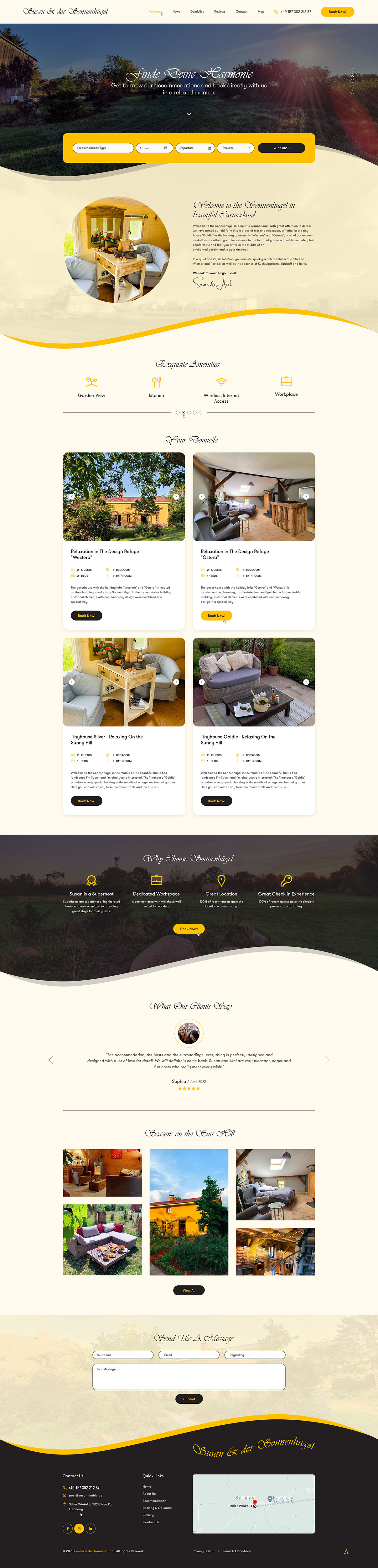 Web-Design von Ved Web Services für Sonnenhuegel Betriebs GmbH | Design #29346806