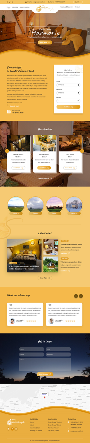 Web-Design von sai.designer87 für Sonnenhuegel Betriebs GmbH | Design: #29338769