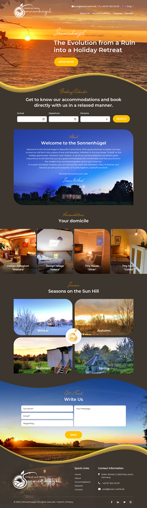 Web Design by Starlyn DS for Sonnenhuegel Betriebs GmbH | Design: #29332849