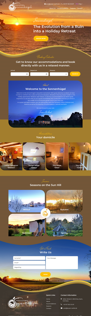 Web Design by Starlyn DS for Sonnenhuegel Betriebs GmbH | Design: #29336535
