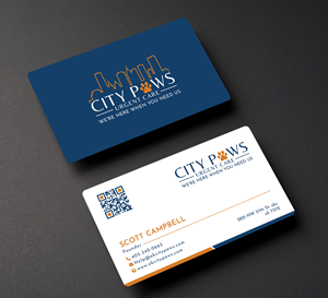 Design de Carte de Visite par Creative Moon Design pour City Paws Urgent Care  | Design : #29327900