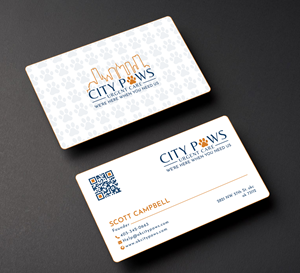 Design de Carte de Visite par Creative Moon Design pour City Paws Urgent Care  | Design : #29327905